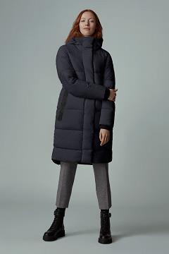 Chamarras Canada Goose Mujer Mexico - Byward Abrigos Black Label Azul Marino SY2569130